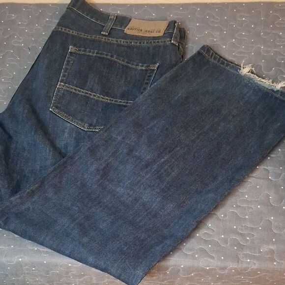 Nautica Men's Boot Cut Blue Jeans size 40 x 30 - Picture 1 of 6